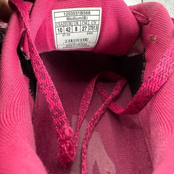 Brooks Adrenaline GTS 22 Shoes Womens Size 10 B Pink Cheetah Print Running - Picture 9 of 12